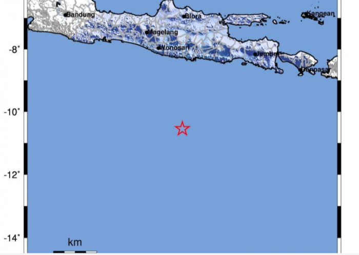 Info BMKG: Selasa Dini Hari ini, Trenggalek Diguncang Gempa Magnitudo 5,4