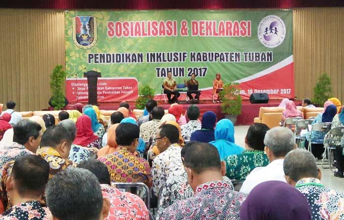 Sekolah Dilarang Tolak Peserta Didik ABK, Disdik Tuban Deklarasi Pendidikan Inklusif