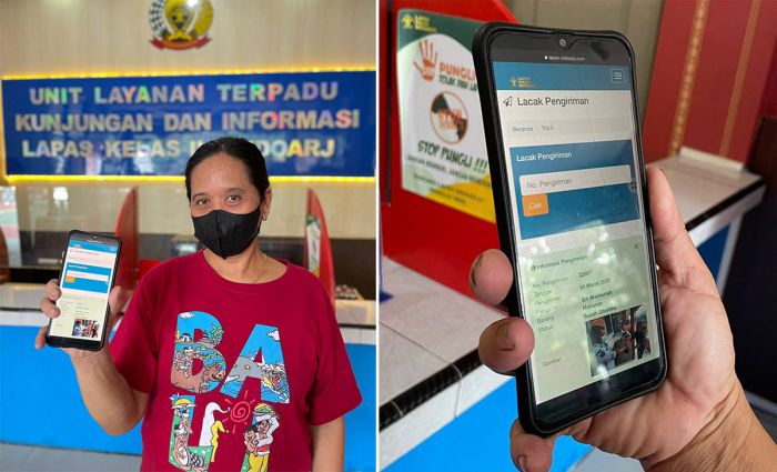 Lewat Cak Man, Keluarga Bisa Lacak Posisi Barang Titipan untuk WBP Lapas Sidoarjo