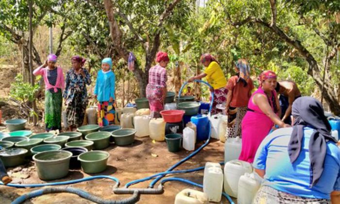 BPBD Kabupaten Pasuruan Terus Lakukan Dropping Air Bersih