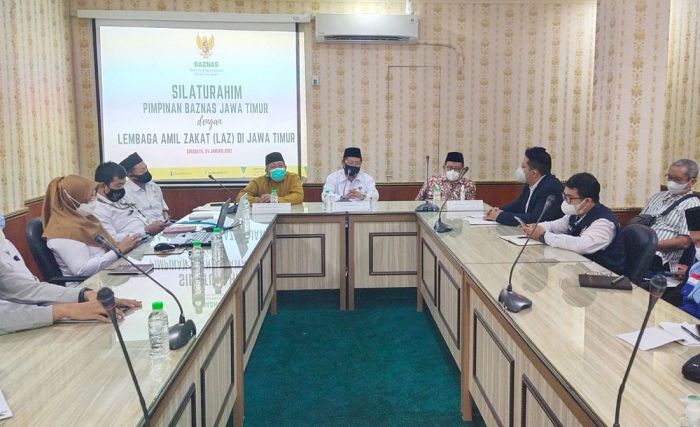 Gelar Silaturahmi dan Koordinasi dengan LAZ, Baznas Jatim Sebut Lahan Zakat di Jatim Rp1,2 Triliun