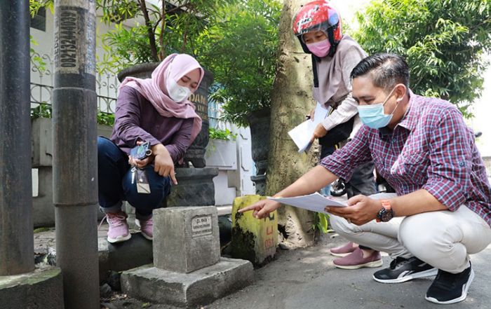 Pastikan Pilar Batas Antar-Kelurahan, Pemkot Kediri Lakukan Monitoring