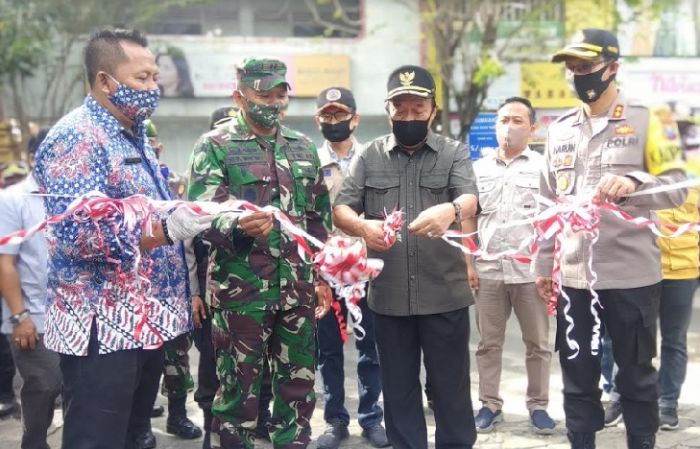 Bupati Fadeli Resmikan Dua Pasar Tangguh di Lamongan