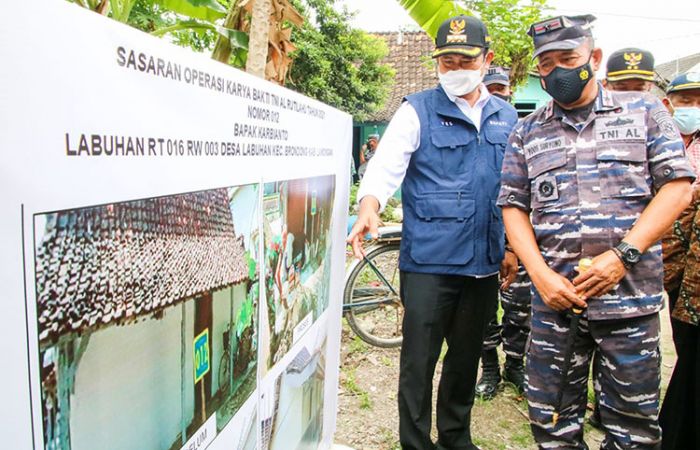 Tuntaskan Kemiskinan, Program Rutilahu TNI AL akan Dikembangkan di Lamongan