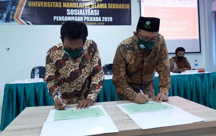 Kerja Sama dengan Unusida, Bawaslu Sidoarjo Libatkan Mahasiswa Awasi Pilbup 2020