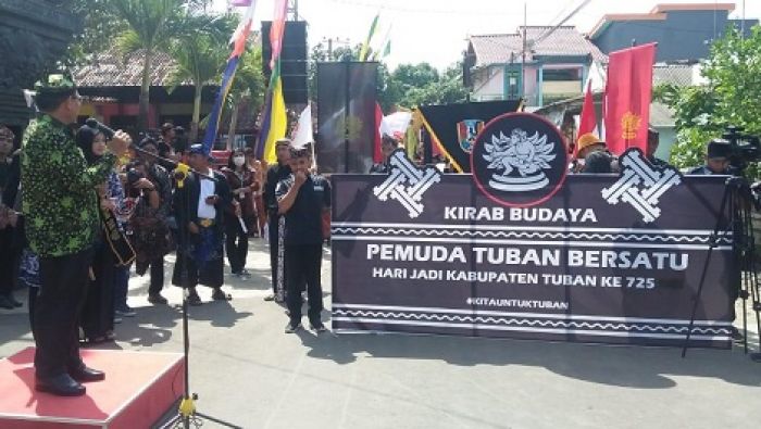 Peringati HJT Ke-725, Pemkab Kirab Budaya Pemuda Tuban Bersatu