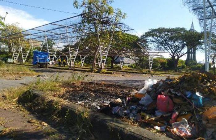 ​Puspa Agro Tak Terawat, Ruko Banyak Tutup, Sampah Berserakan