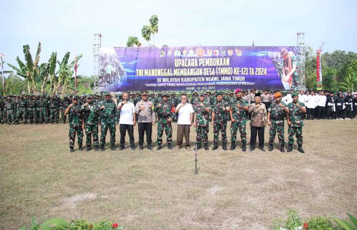 TMMD ke-121 Ngawi Resmi Dibuka