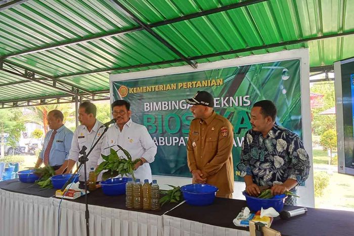 Antisipasi El Nino, Menpan Syahrul Gelar Bimtek Pembuatan Bioska di Ngawi