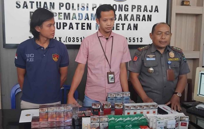 Operasi Kembali Digelar, Satpol PP Magetan Temukan 101 Bungkus Rokok Ilegal