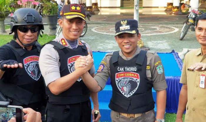 Antisipasi Maraknya Begal dan Maling Sapi, Satpol PP Melebur dengan Tim Cobra Amankan Lumajang