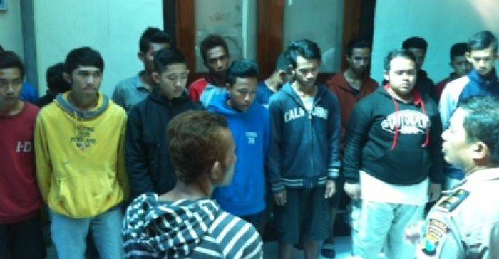 Gerebek Balapan Liar, Polresta Kediri Amankan 23 Pelaku