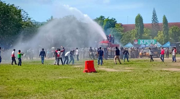 Polres Pacitan Gelar Gladi Pengamanan Pemilu