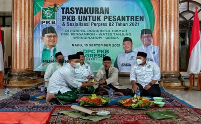 PKB Gresik Gelar Tasyakuran Terbitnya Perpres 82 Tahun 2021