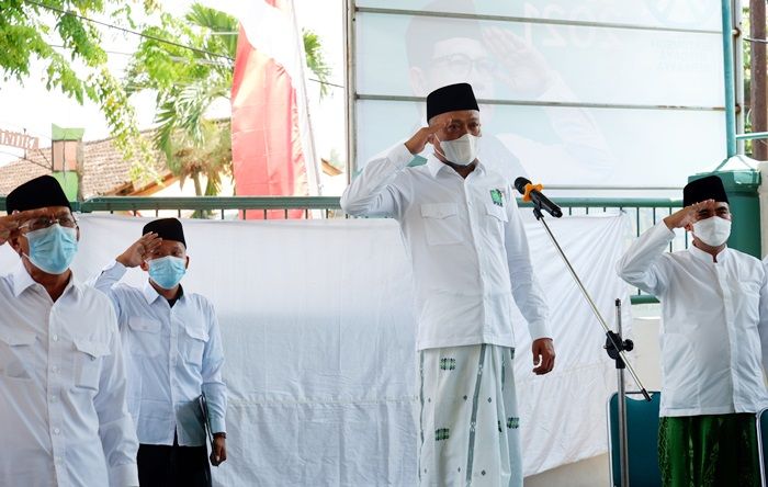 Gelar Upacara HSN 2021, Ketua PKB Bangkalan Harap Santri Jadi Ujung Tombak Pembangunan di Madura