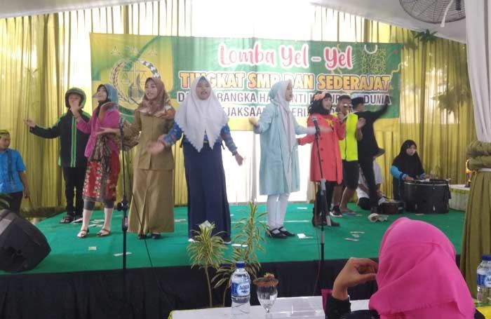 Peringati Hari Anti Korupsi, Kejari Lamongan Gandeng Diknas Gelar Lomba Yel-yel Anti Korupsi