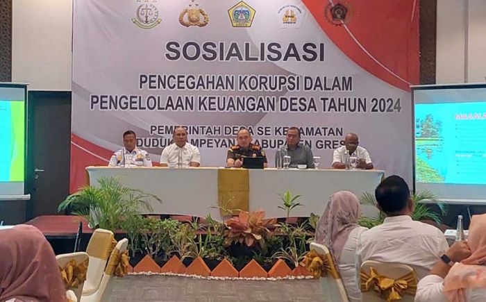 Gandeng APH dan Insan Media, AKD Duduksampeyan Gresik Sosialisasi Pengelolaan Keuangan Desa