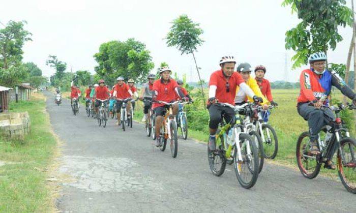 NU Cycling Club Ramaikan Harlah RSNU Tuban ke VII