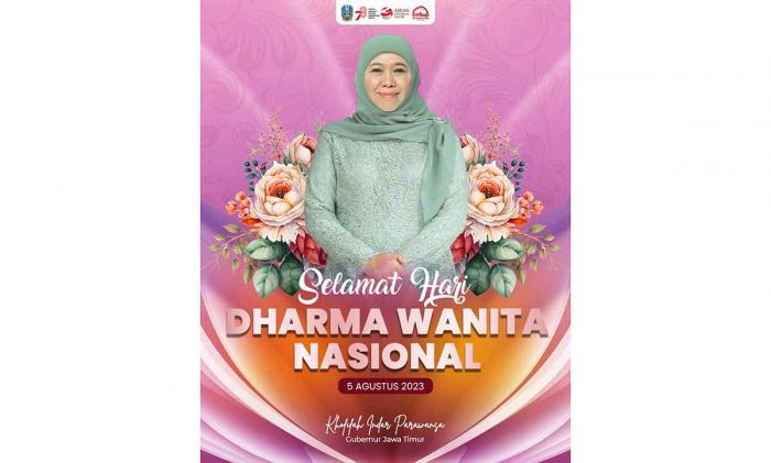 Peringati Hari Dharma Wanita Nasional, Gubernur Khofifah Berpesan soal Ketahanan Keluarga ASN