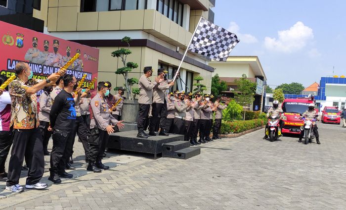 Polresta Sidoarjo Luncurkan Kendaraan Bermotor Vaksinasi Keliling Desa, Begini Cara Akses Layanannya