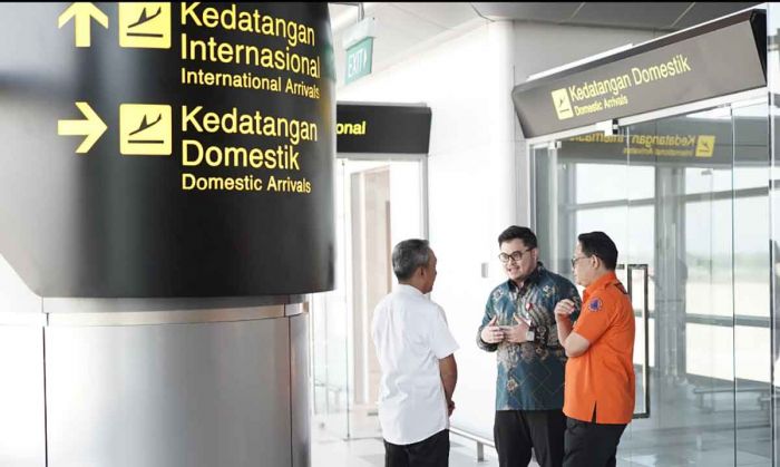 Bupati Kediri Dampingi Pj Gubernur Jatim Kunjungi Bandara Dhoho