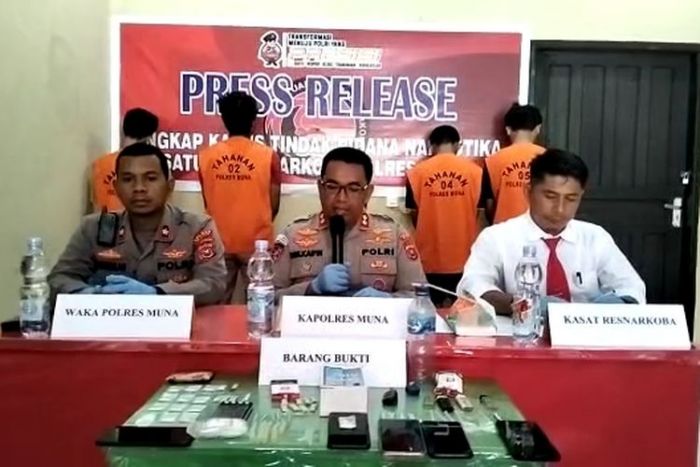 Edarkan Narkoba, Lima Pelajar dan Mahasiswa Ditangkap Polisi