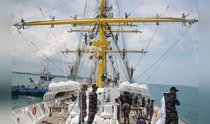 KRI Bima Suci Lanjutkan Lawatan dari Batam Menuju ke Pulau Dewata