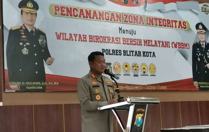 Dekatkan Pelayanan, Polres Blitar Kota Maksimalkan Peran Bhabinkamtibmas