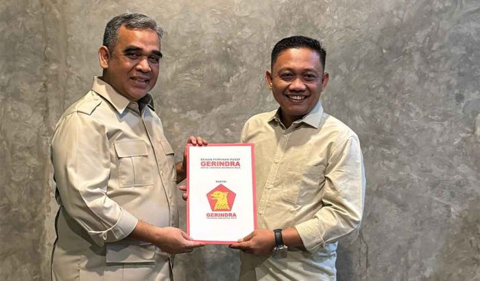 Pilwali Kediri 2024, Sekjen Gerindra Serahkan Rekomendasi ke Katino-Zidna