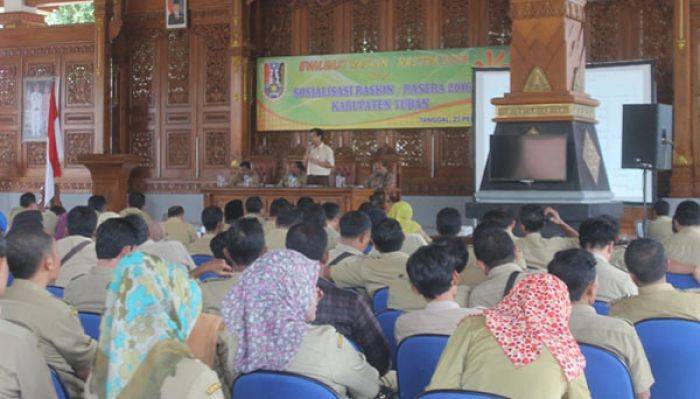 Sekda Tuban Minta Bulog Mengganti Rastra tak Layak Konsumsi yang Diterima Masyarakat