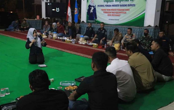 Ngopi di Pungging, Bupati Mojokerto Jaring Aspirasi Pemuda