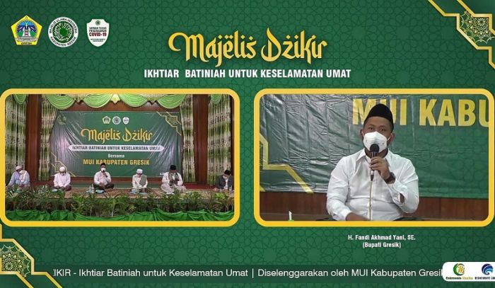 Bupati, Wabup, dan MUI Gresik Gelar Doa Bersama agar Allah Menghilangkan Covid-19