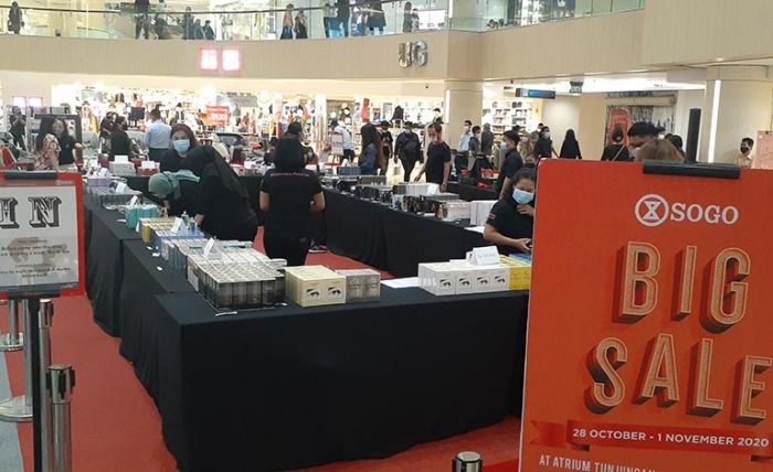 Lima Hari Pameran Big Sale Sogo, Produk Parfum Capai Target 90 Persen