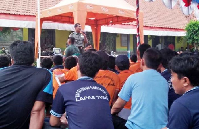 WBP Lapas Tuban Diberi Wasbang oleh Polres dan Kodim 0811