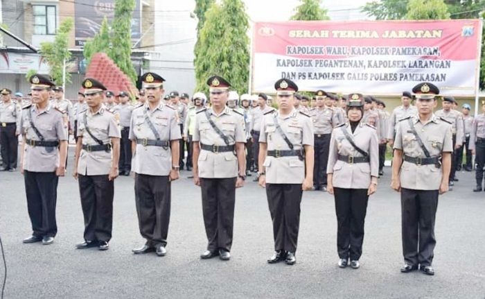 ​Tujuh Perwira Polres Pamekasan Dimutasi Jabatan