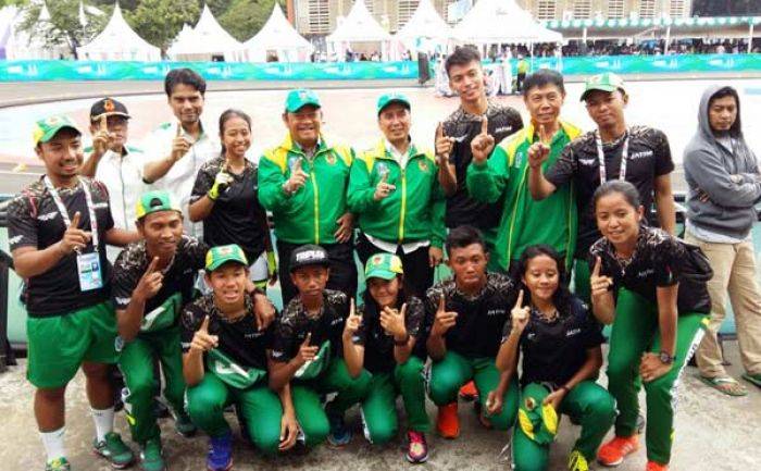 Bupati Sidoarjo Semangati Atlet Sepatu Roda Jatim Berlaga di PON XIX Jabar