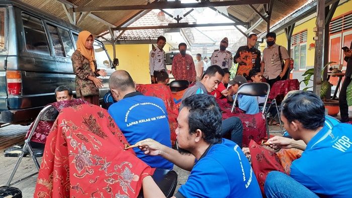 Bekali Keterampilan, Puluhan WBP Lapas Tuban Ikuti Pelatihan Bidang Keahlian