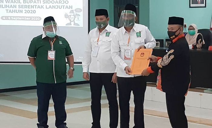 Daftar ke KPU Sidoarjo, Gus Muhdlor-Subandi Siap Gerakkan Ribuan Relawan