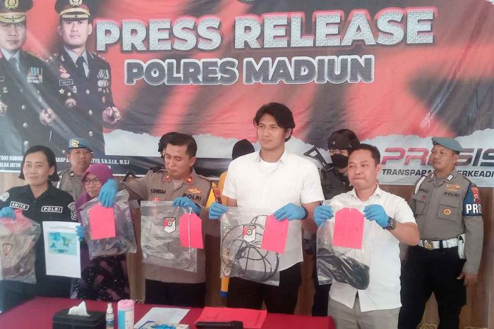 Polres Madiun Tangkap Pelaku Pembunuhan Sadis di Dolopo