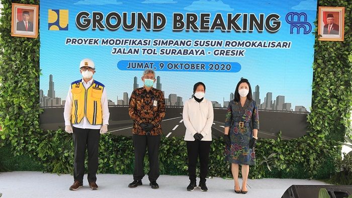 Groundbreaking Simpang Susun Romokalisari Akhirnya Diresmikan