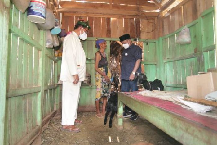 ​Puluhan Tahun Tidur dengan Kambing, Nenek di Situbondo Akhirnya Disambangi Bupati