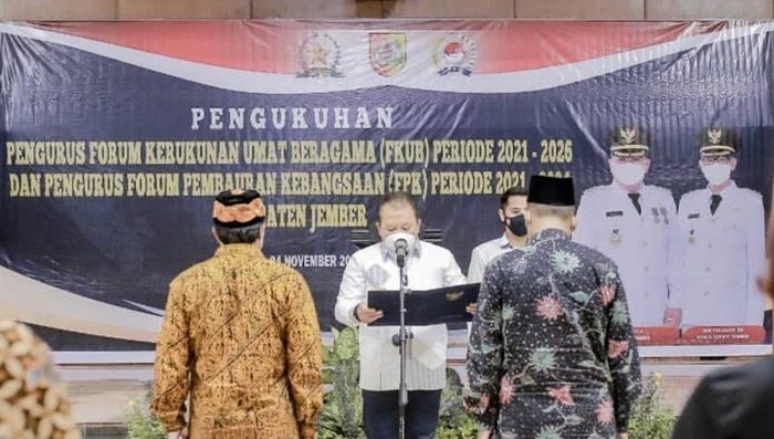 Bupati ​Hendy Fasilitasi FKUB dan FPK untuk Bantu Pembangunan di Jember