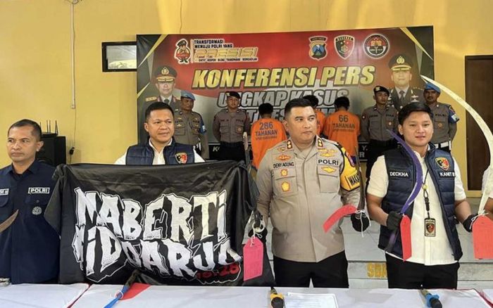 Diduga Hendak Tawuran, Markas Gangster di Sidoarjo Digerebek Polisi