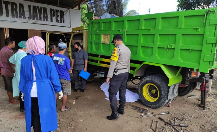 Kecelakaan Kerja, Seorang Sopir di Blitar Tewas Tergencet Bak Truk