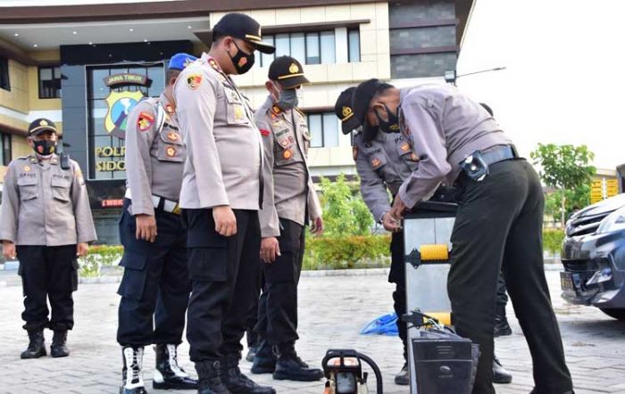 Polresta Sidoarjo Siap Siaga Hadapi Bencana Hidrometeorologi