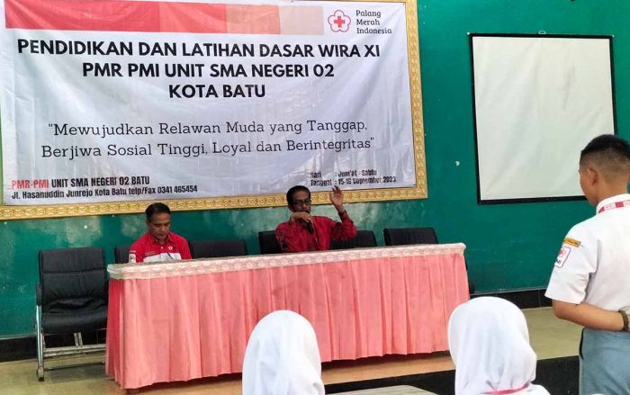 Tanamkan Nilai Kemanusiaan, PMR SMAN 2 Batu Gelar Diklatsar Wira XI