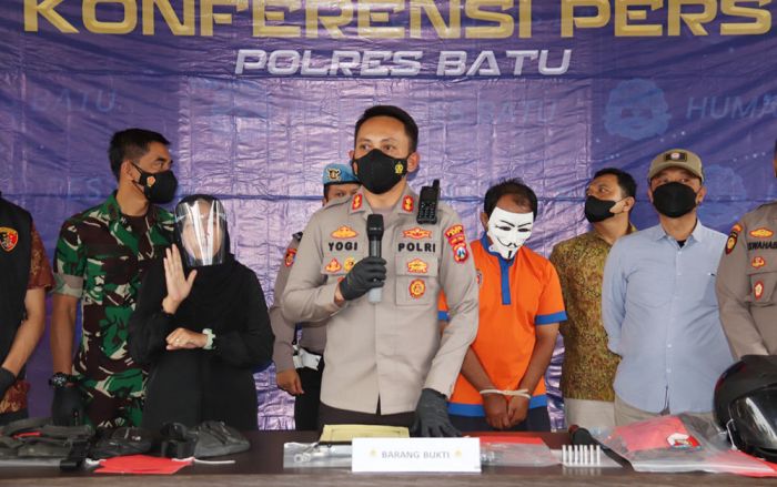 Kurang dari 24 Jam, Satreskrim Polres Batu Amankan Pelaku Pembawa Senpi Rakitan