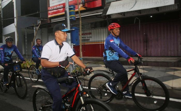 Kenang Perjuangan Arek Suroboyo, Pangarmada II Gowes Lewati Rute Bersejarah 