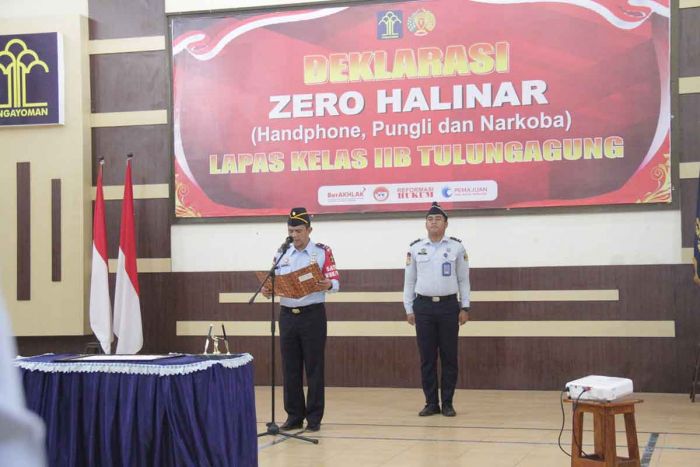 Deklarasi Zero Halinar, Kalapas Tulungagung: Untuk Pemberantasan Peredaran Benda yang Dilarang