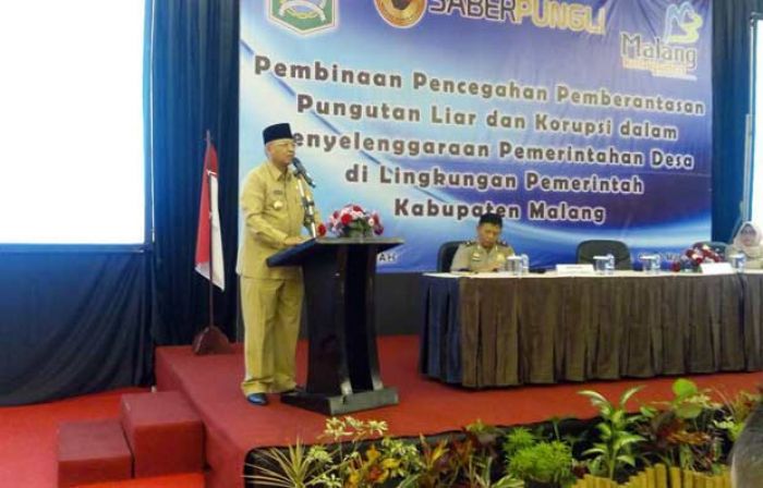 Cegah Pungli, Pemkab Malang Tingkatkan Pembinaan dan Pengawasan